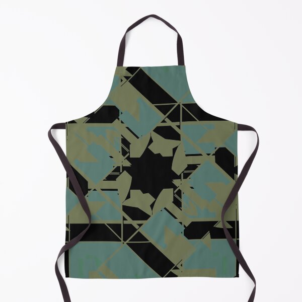 Item preview, Green Olive Black Floral Lattice Pattern designed and sold by ElasticPixels.