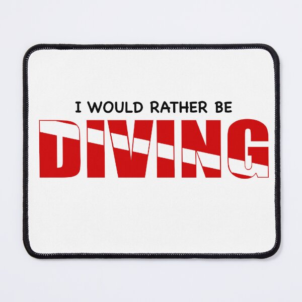 Item preview, I Would Rather Be Diving designed and sold by NP1Art.