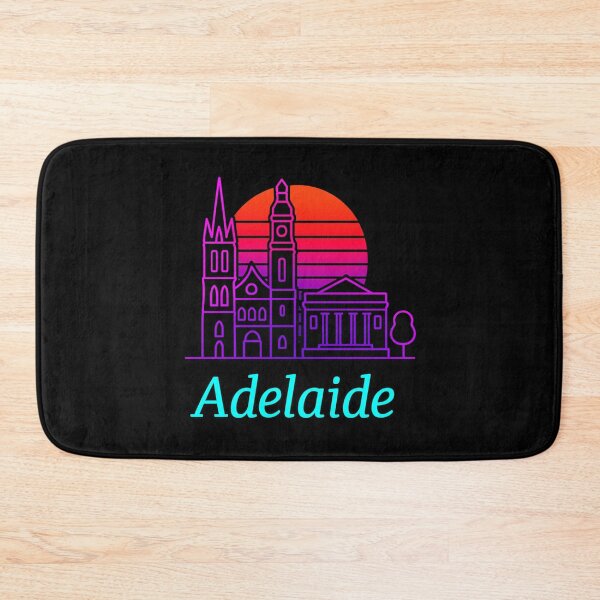 Item preview, Adelaide Neon Skyline Collection: Futuristic City Lights designed and sold by Design_Your_Day.