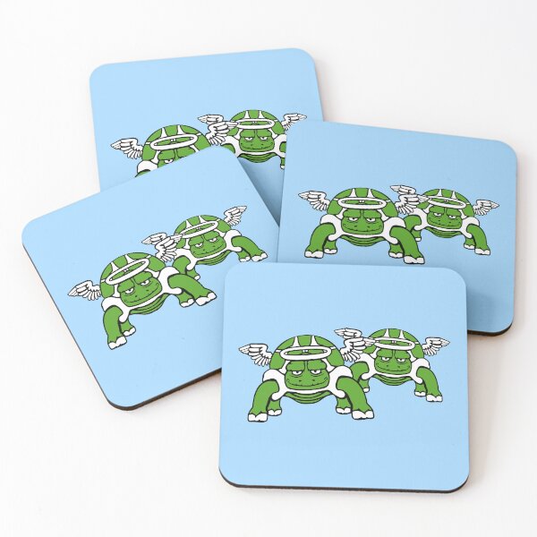 Item preview, 2 Turtle Angel Wings Holy Halo Heaven Flying Friends designed and sold by shirt-o-mat.