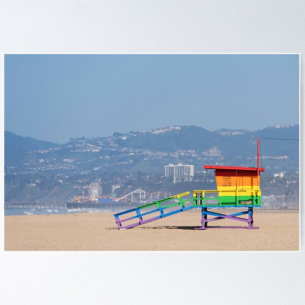 Item preview, Rainbow Lifeguard Stand designed and sold by Amanda Abel.
