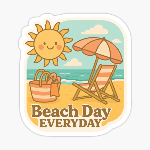 Item preview, Beach Day Everyday designed and sold by KenmoreRd.