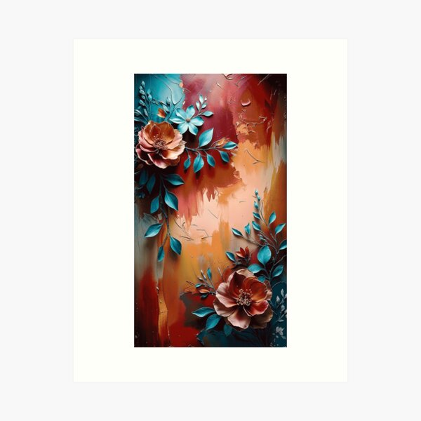 Item preview, Petals in Oil designed and sold by ArtfullMinds.
