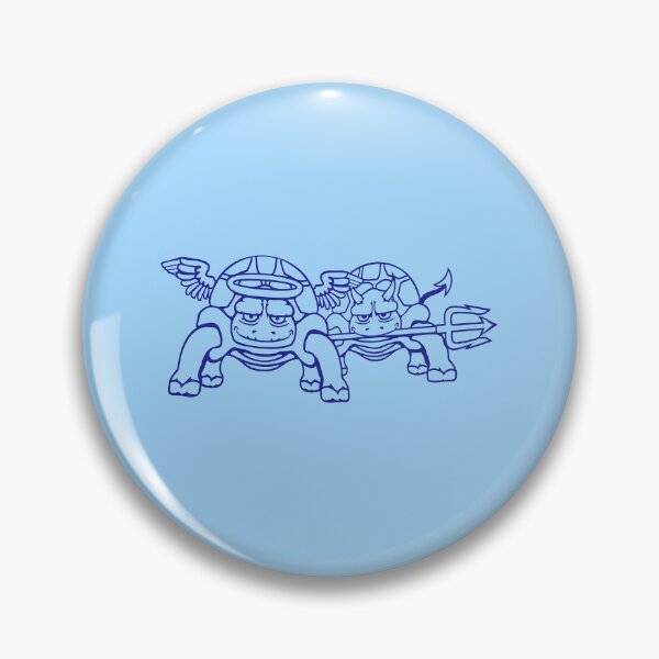 Item preview, Turtle Team Good Bad Conscience Angel Devil Heaven Hell designed and sold by shirt-o-mat.