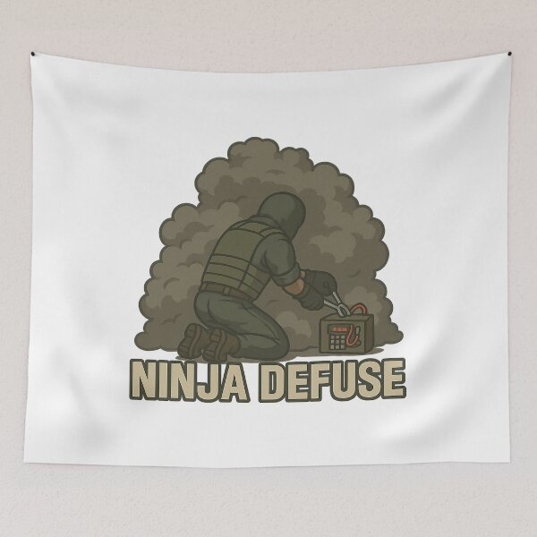Item preview, Ninja Defuse Smoke Operation designed and sold by QuirkWears.