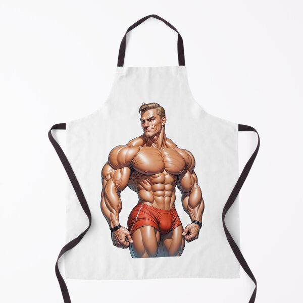Item preview, Ultra Muscular Bodybuilder Sticker – Bold Fitness Art #122 designed and sold by ForeverPrintsOK.