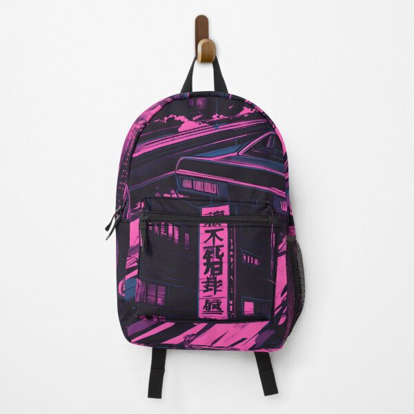 Item preview, Phonk City Drive – Retro Car in Neon Tokyo Streets designed and sold by !Shirt Stains!.