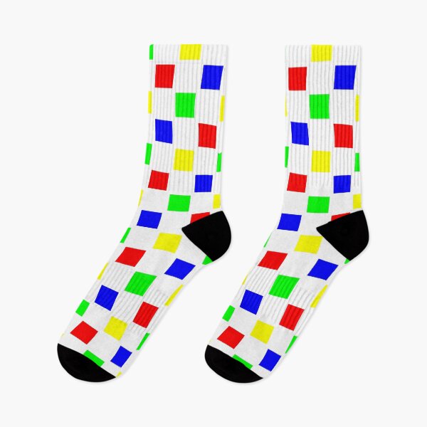 Item preview, Vibrant Geometric Square Pattern – Red, Green, Blue & Yellow designed and sold by DLawsonDesigns.