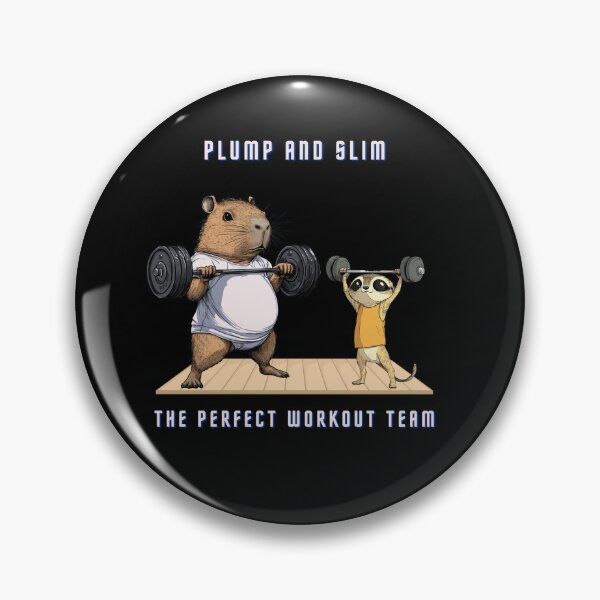 Item preview, The Perfect Workout Team Plump and Slim designed and sold by JRprojects.