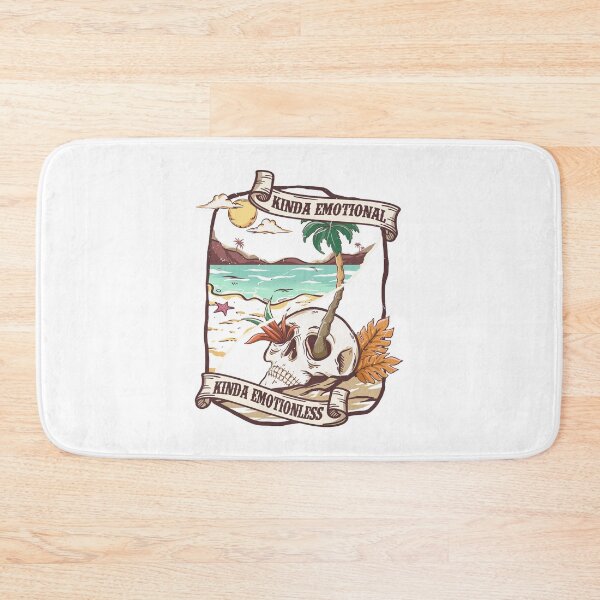 Item preview, Kinda Emotional Kinda Emotionless Beach Skull designed and sold by BetOova.