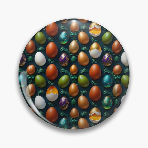 Item preview, Easter Eggs  with Vegetation Seamless Pattern designed and sold by Korral.