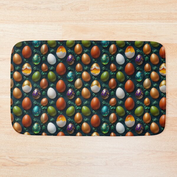 Item preview, Easter Eggs  with Vegetation Seamless Pattern designed and sold by Korral.