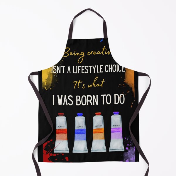 Item preview, Being Creative Is What I Was Born To Do - Trendy Creative Artist Quote Art designed and sold by Salt & Tide.