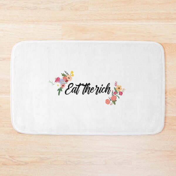 Item preview, Eat the Rich with Flowers designed and sold by coffeepolicy.