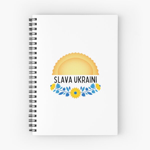 Item preview, Slava Ukraini - Sunflower & Varenyky/Perogie/Pierogi/Perogy, Black Script designed and sold by ROB604.