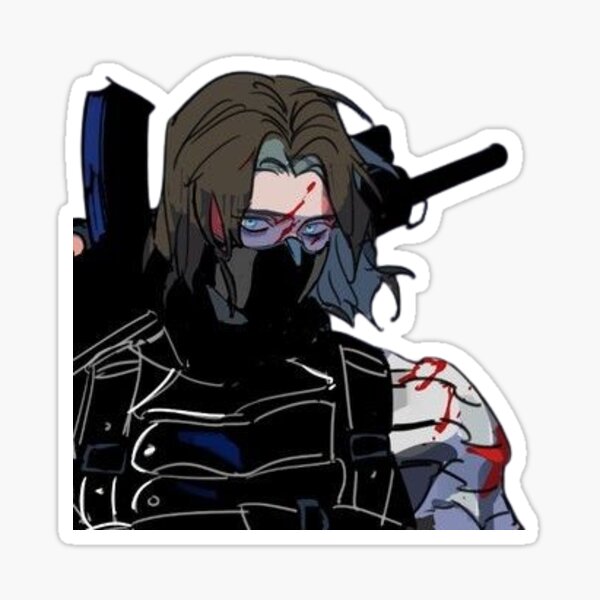 Item preview, bucky barnes blue eyes designed and sold by MurphyDoey.