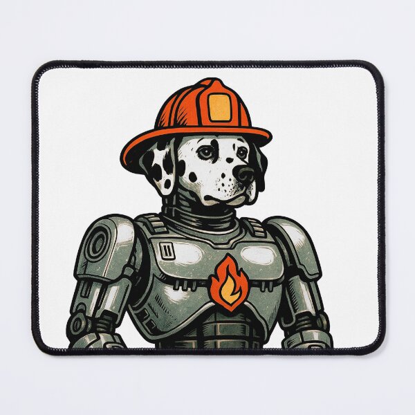 Item preview, Robotic Dalmatian Firefighter designed and sold by TheNewPixel.