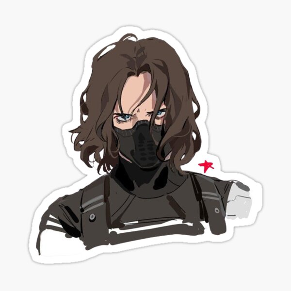Item preview, bucky barnes drawing designed and sold by MurphyDoey.