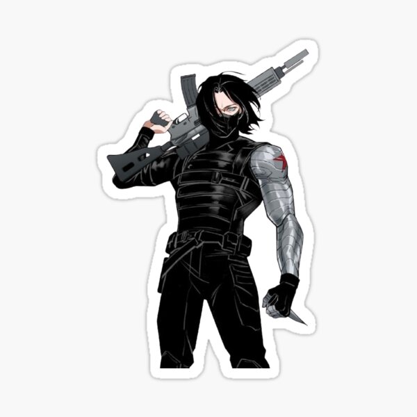 Item preview, masked bucky barnes  designed and sold by MurphyDoey.