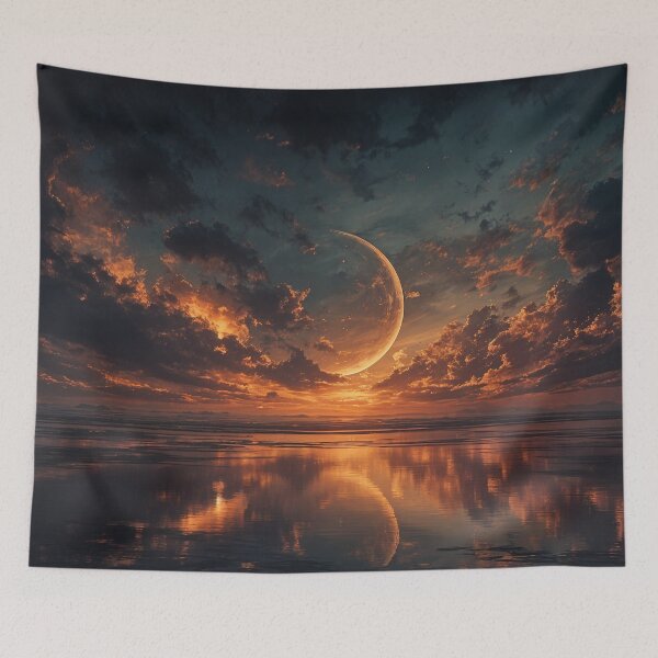 Item preview, Epic Sunset Over a Mystical Coastal Landscape designed and sold by oanaunciuleanu.