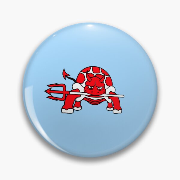 Item preview, Turtle Tortoise Bad Devil Hell Evil Trident Demon designed and sold by shirt-o-mat.