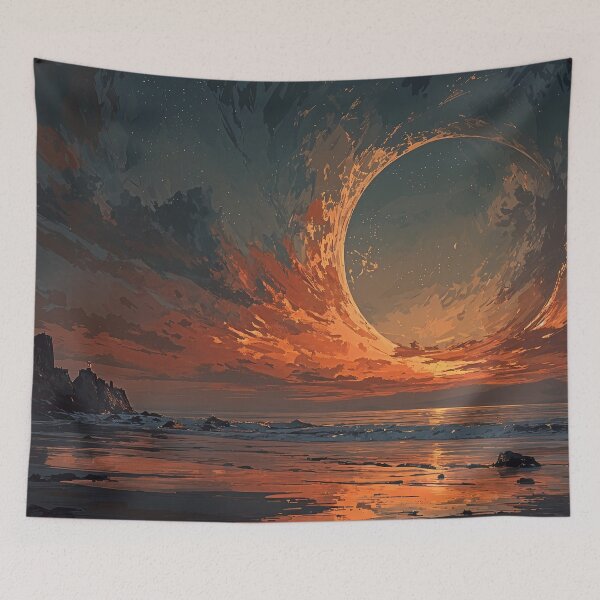 Item preview, Epic Sunset Over a Mystical Coastal Landscape designed and sold by oanaunciuleanu.