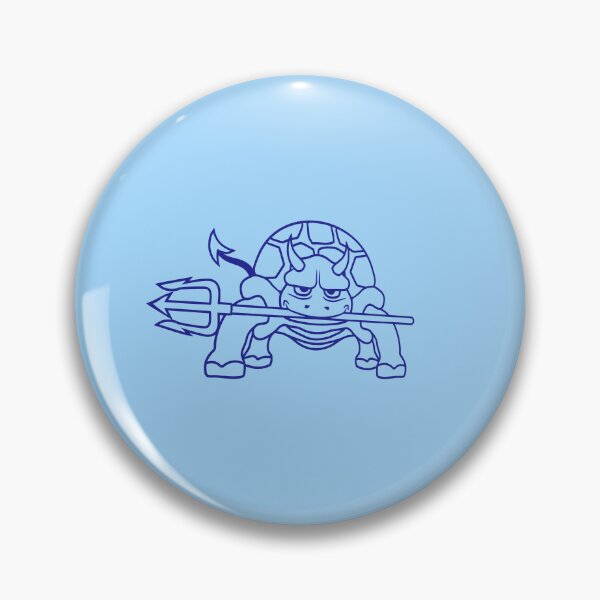 Item preview, Turtle Tortoise Bad Devil Hell Evil Trident Demon designed and sold by shirt-o-mat.