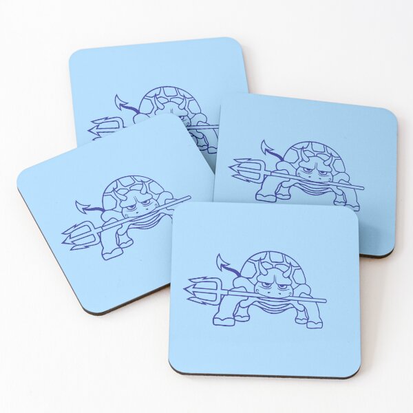 Item preview, Turtle Tortoise Bad Devil Hell Evil Trident Demon designed and sold by shirt-o-mat.