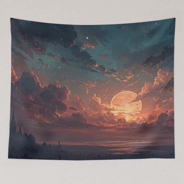 Item preview, Epic Sunset Over a Mystical Coastal Landscape designed and sold by oanaunciuleanu.