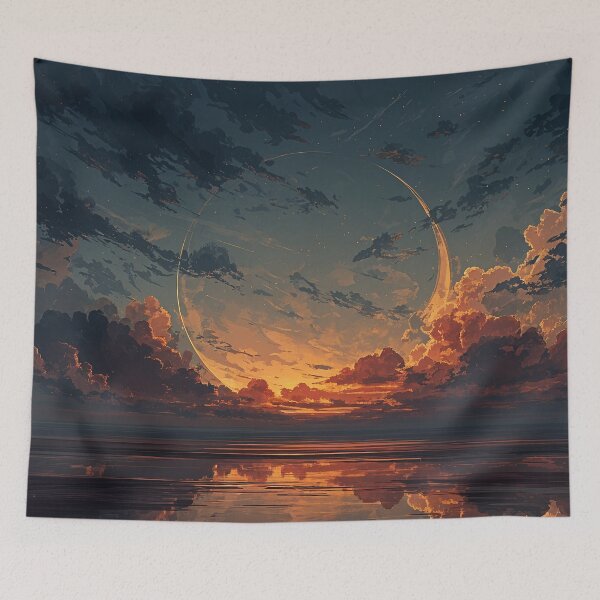 Item preview, Epic Sunset Over a Mystical Coastal Landscape designed and sold by oanaunciuleanu.