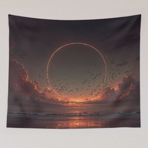 Item preview, Epic Sunset Over a Mystical Coastal Landscape designed and sold by oanaunciuleanu.