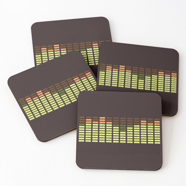 Item preview, Retro Audio Equalizer Bars Graphic designed and sold by KiwiRider.