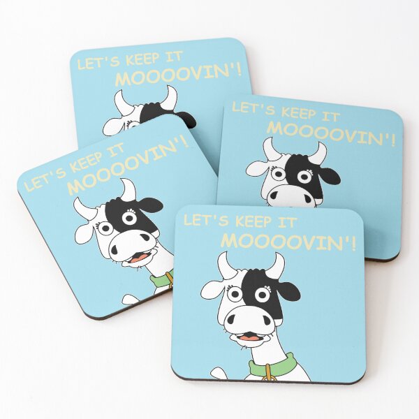 Item preview, Let's keep it moooovin' designed and sold by PickYerSticker.