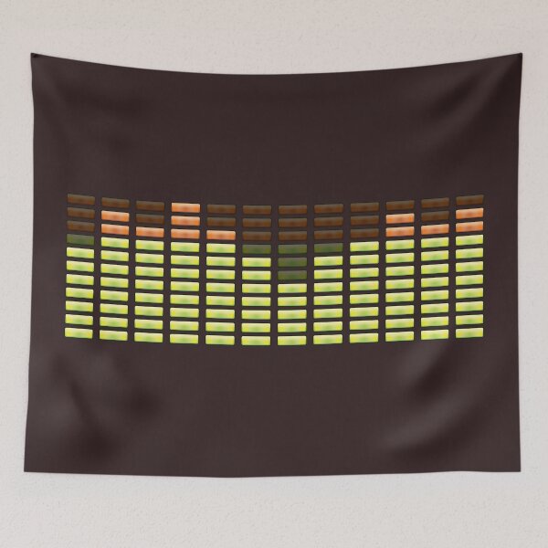 Item preview, Retro Audio Equalizer Bars Graphic designed and sold by KiwiRider.