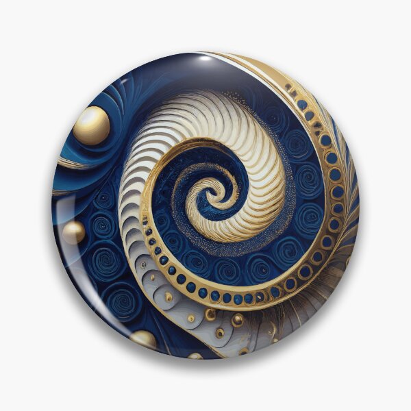 Item preview, Colorful Abstract Fibonacci Art 144 designed and sold by Vicky Brago-Mitchell®.