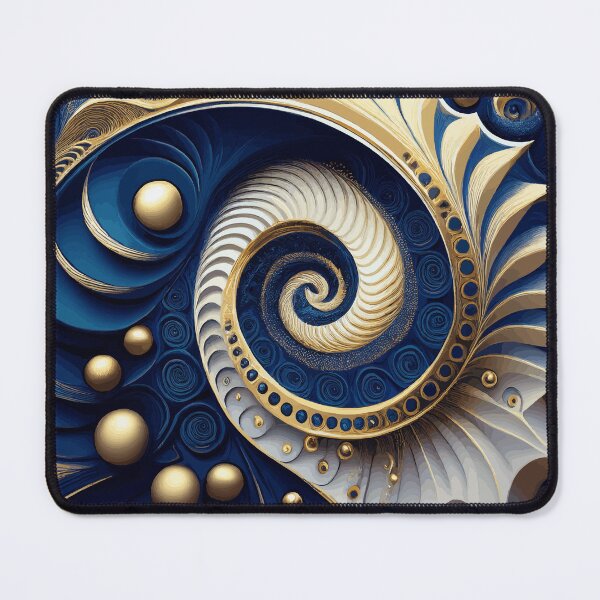 Item preview, Colorful Abstract Fibonacci Art 144 designed and sold by Vicky Brago-Mitchell®.