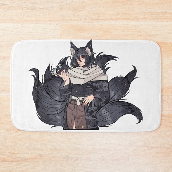 Item preview, kitsune sleepy sensei zawa designed and sold by Feisty_Pins.