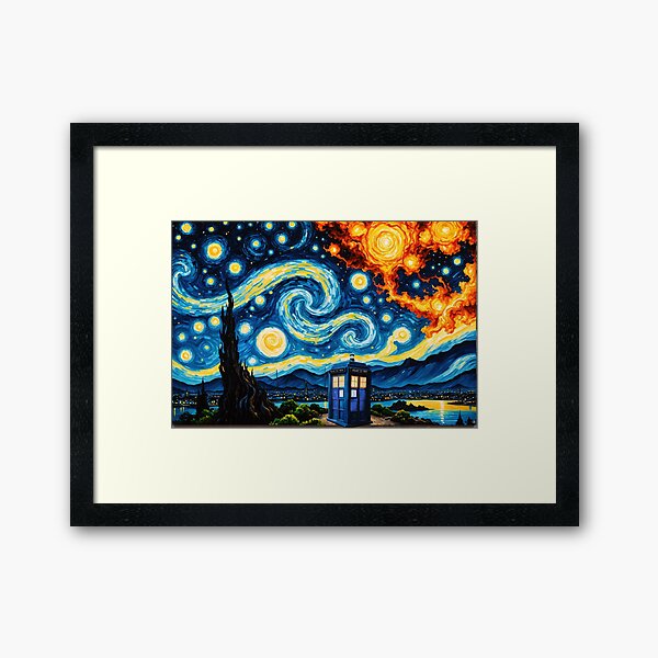 Aperçu de l'œuvre Une nuit étoilée du Tardis créée et vendue par Cregg-EFX.