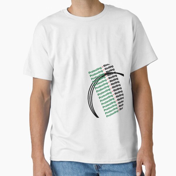Item preview, Protesting does not equal rioting designed and sold by GothShortie.