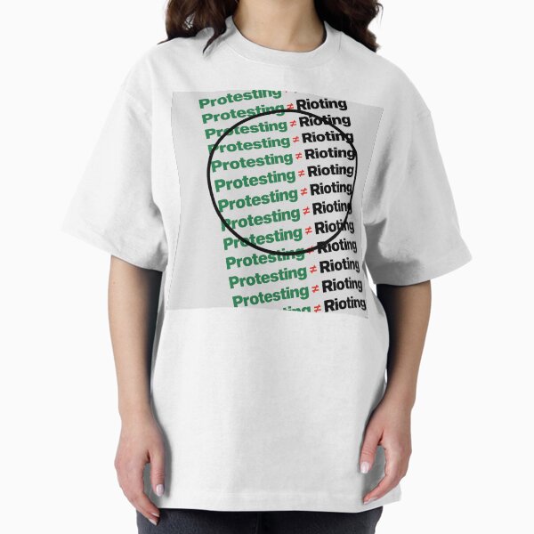 Item preview, Protesting does not equal rioting designed and sold by GothShortie.