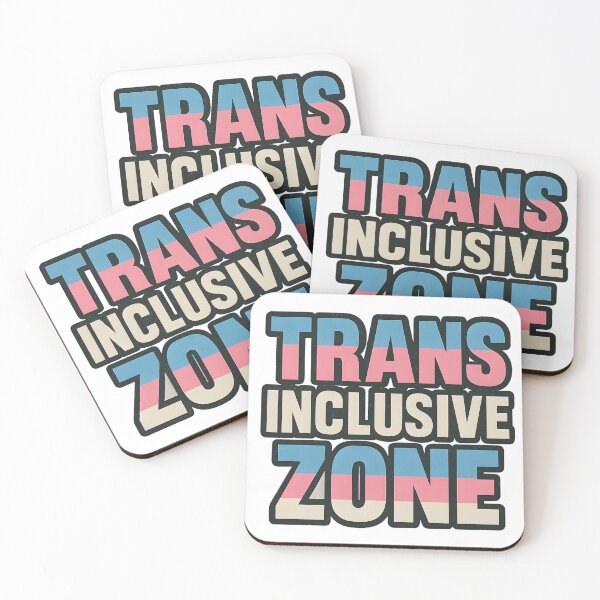 Item preview, Trans Inclusive Zone – Bold Typography Art designed and sold by Haus Of Sin.