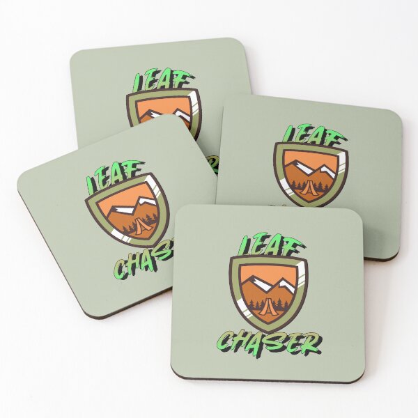 Item preview, Leaf Chaser Camping Tent And Mountain Badge With Forest Scenery designed and sold by The Sun Brings Light.