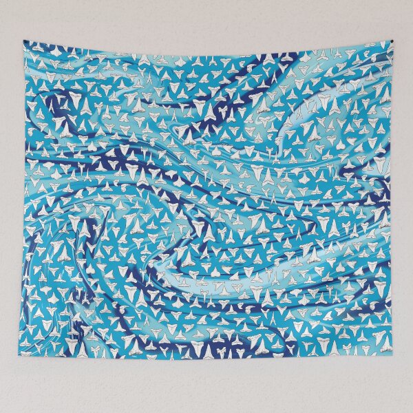 Item preview, SHARK TEETH AND ABSTRACT designed and sold by BEATRIZ ABAITUA.