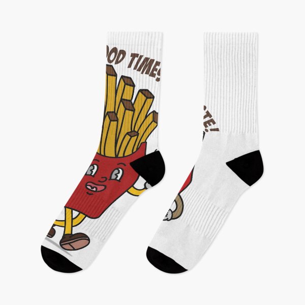 Item preview, Retro Buddies: French Fries & Ketchup Mascot Duo designed and sold by KozbiDesign.