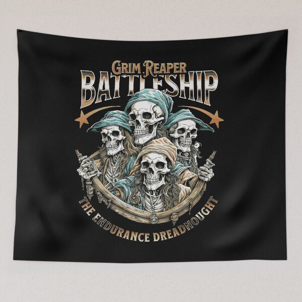 Item preview, Grim Reaper Battleship The Endurance Dreadnought Skin designed and sold by EzequielBC.