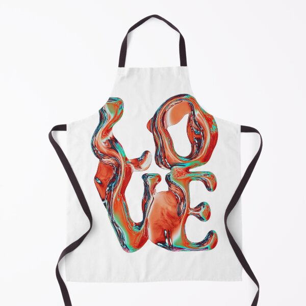 Item preview, LOVE – Liquid Chrome Typography designed and sold by Kollibri.