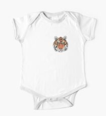 Big Cat of the Jungle Tiger Face One Piece - Short Sleeve