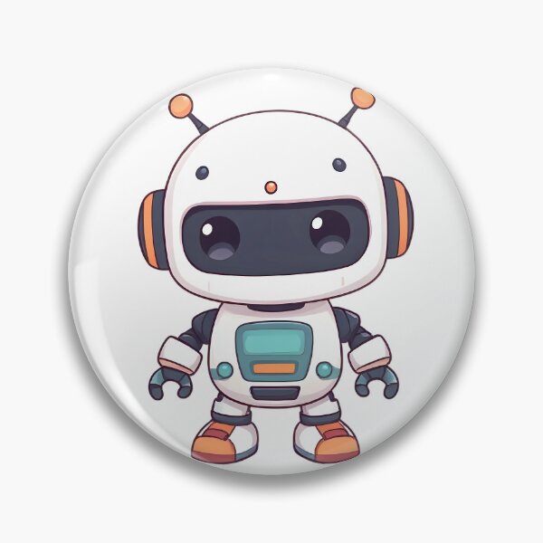 Item preview, Cute Minimalist Robot designed and sold by KaviPatterns.