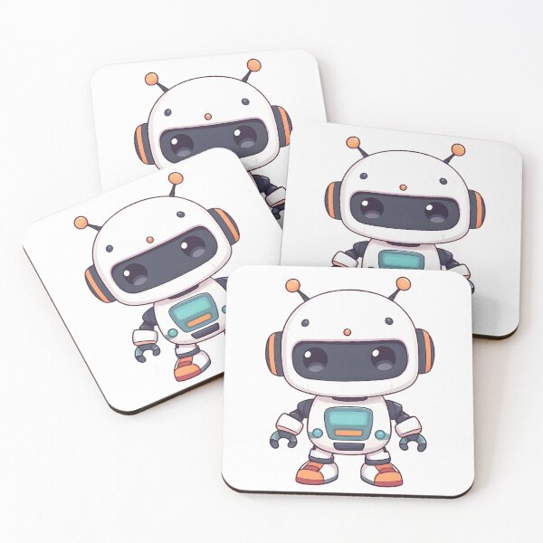 Item preview, Cute Minimalist Robot designed and sold by KaviPatterns.