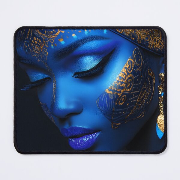 Item preview, Captivating Blue Aesthetic with Gold Accents designed and sold by Artessie.